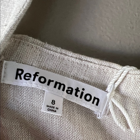 Reformation Noel Linen Dress - Picture 2 of 4